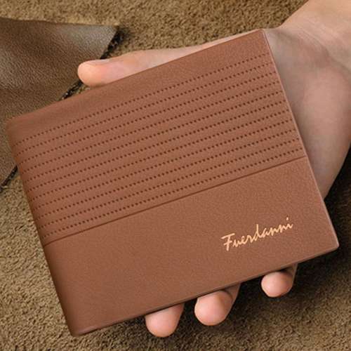 Men's Vintage Leather Bifold Purse ID Credit Card Holder Clutch Short Wallet Best Deals in USA.